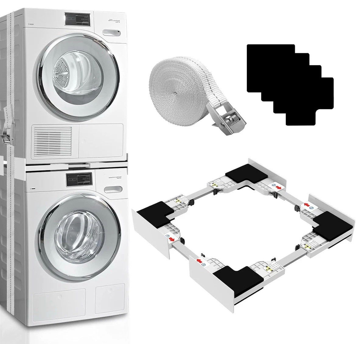 Universal Washer Dryer Stacking Kit Adjustable Wit